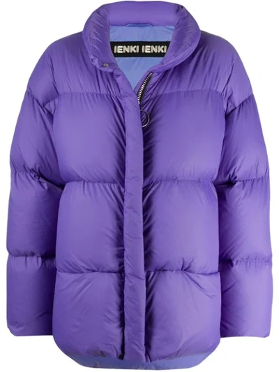 Ienki Ienki Oversized Puffer Jacket In Purple