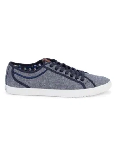 Ben Sherman Low-top Lace-up Trainers In Navy
