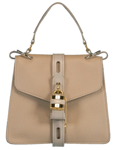 Chloé Grey Small Aby Lock Bag