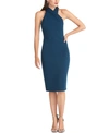 Rachel Rachel Roy Harland Halter Dress In Blue Juniper