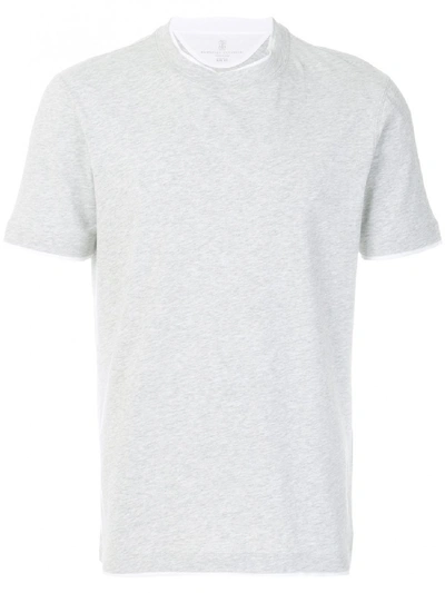 Brunello Cucinelli Cotton T-shirt In Grey