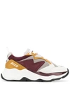 Msgm Colour Block Sneakers In Multi