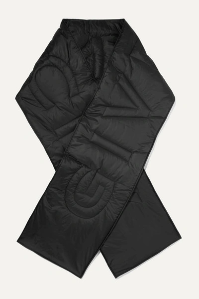 Givenchy Quilted Shell Scarf In Black