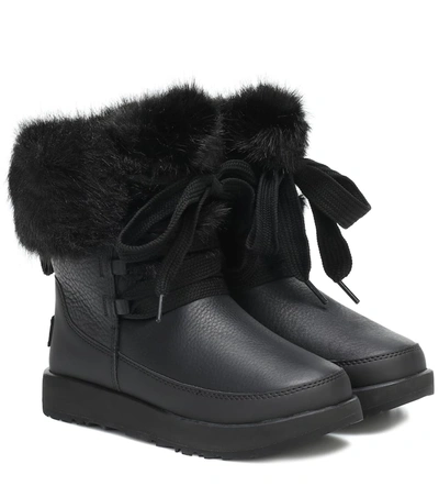 Ugg Gracie Leather Ankle Boots In Black | ModeSens