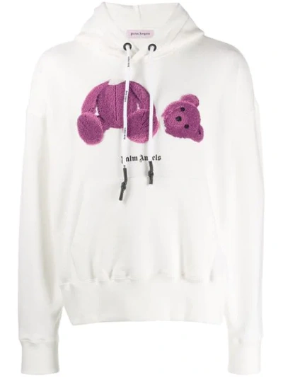 Palm Angels Felpa Kill The Bear In Cotone Con Cappuccio In 4728