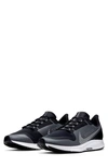 Nike Air Zoom Pegasus 36 Shield Water Repellent Shoe In Cool Grey/ Silver/ Black