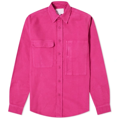 Adsum Italian Moleskin Workshirt In Pink