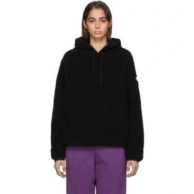 Napa By Martine Rose Black T-cameron Fleece Hoodie