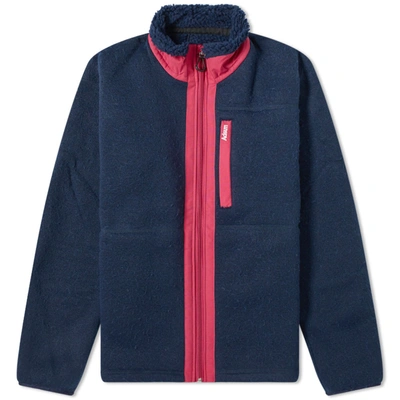 Adsum Expedition Fleece Jacket In Blue