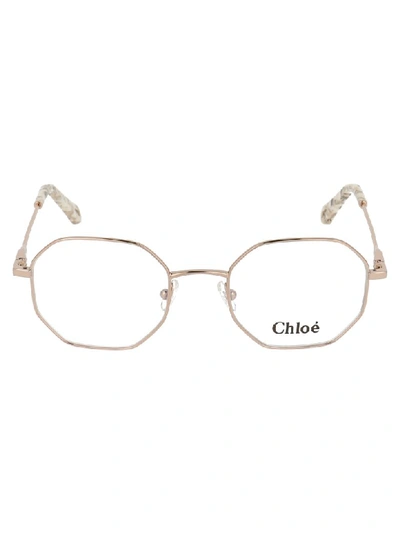 Chloé Eyewear In Rose Gold