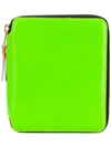 Comme Des Garçons Zip Around Wallet In Green