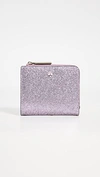 Kate Spade Burgess Court Small Bifold Wallet In Lilac