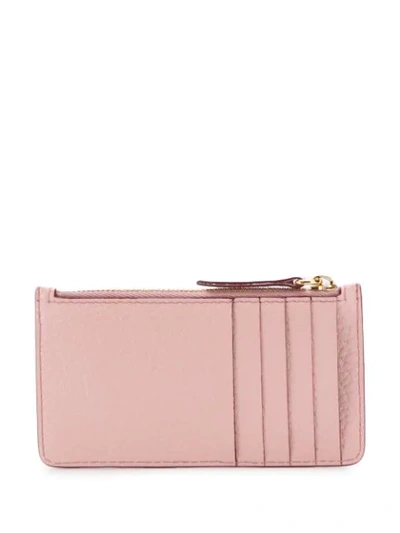 Maison Margiela Card Holder Wallet In Pink