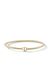 David Yurman Solari Center Station Bracelet In 18k Yellow Gold With Gold Dome