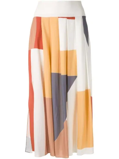 Alcaçuz Mundial Printed Skirt In Multicolour