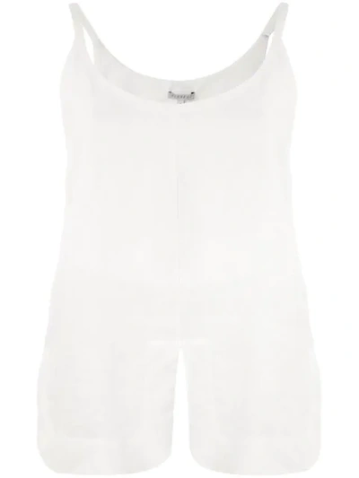 Alcaçuz Micaela Linen Tank In White