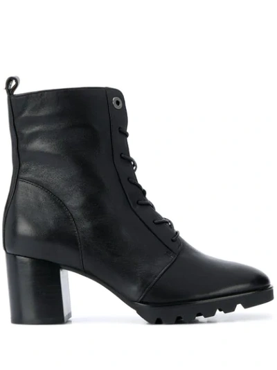 Hogl Lace-up Ankle Boots In Black