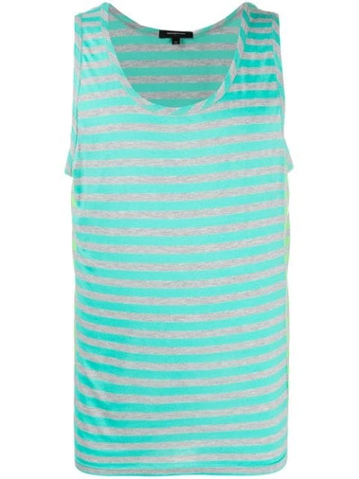 Unconditional Striped Vest In Green