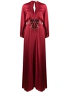 Temperley London Lolita Sequinned-bow Gown In Red