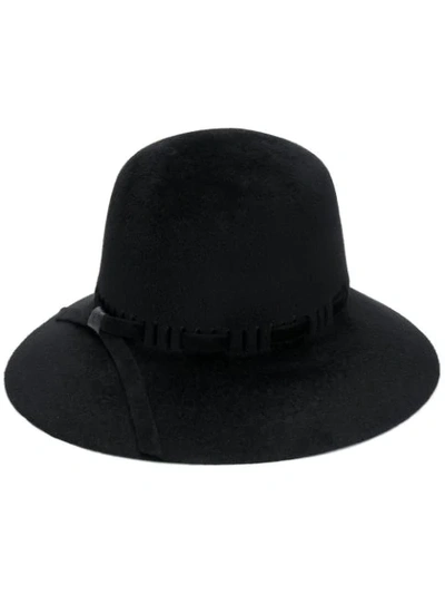 Gucci Tie Detail Bucket Hat In Black