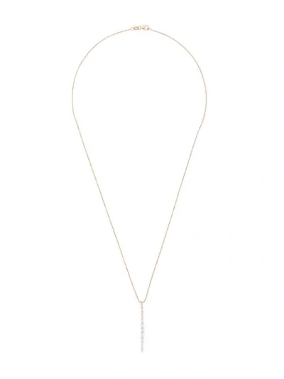 Anita Ko 18kt Rose Gold Long Twiggy Diamond Necklace