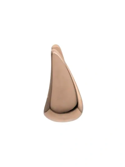 Anita Ko 18kt Rose Gold Plain Claw Earrings