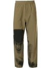 Undercover A Clockwork Orange Print Track Pants In Green