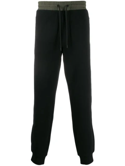 Calvin Klein Colour Block Track Trousers In Green