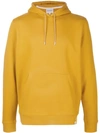 Norse Projects Distressed Print Hoodie In Yellow