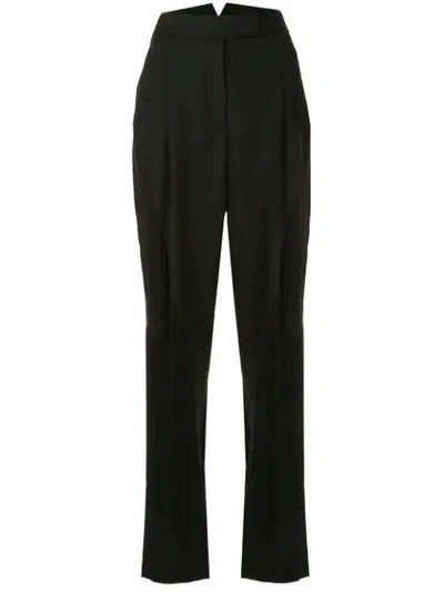 Haider Ackermann Panelled High-waisted Trousers In Black