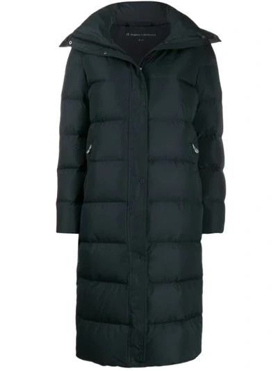 Perfect Moment Artic Padded Midi Coat In Blue