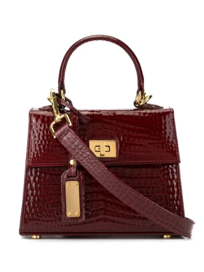 Sandra J Jackie Mini Bag In Red