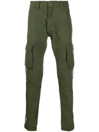 Alpha Industries Al Tape Trousers In Verde Militare