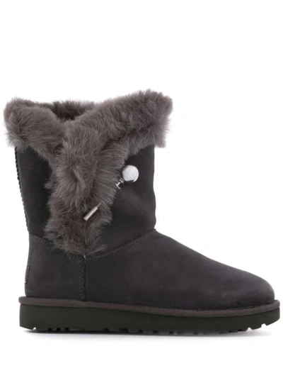 Ugg Mini Bailey Ankle Boots In Grey