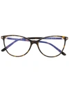 Tom Ford Cat-eye Frame Glasses In Brown
