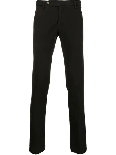 Entre Amis Straight-leg Trousers In Brown