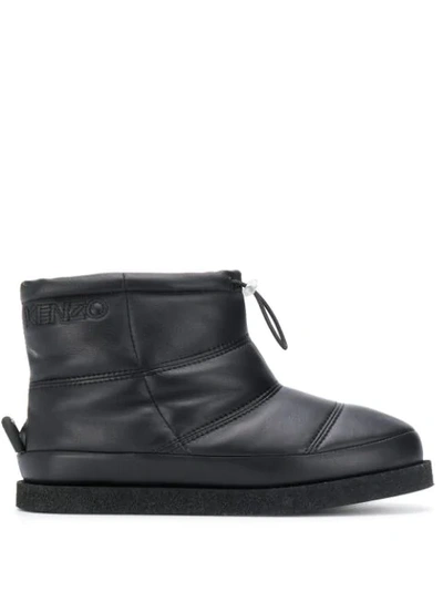 Kenzo Gefütterte 'kusco' Stiefel In Black