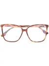 Victoria Beckham Vb203 Glasses In Brown