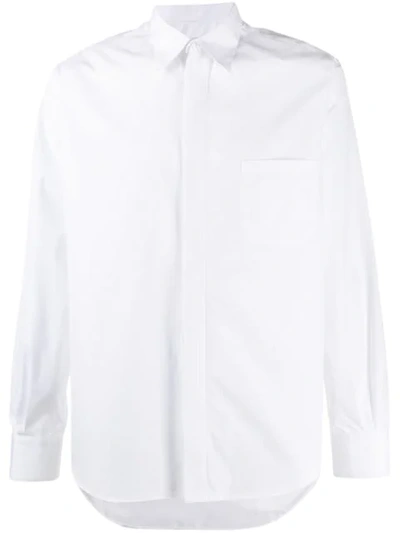Cobra Sc Removable Collar Shirt In White