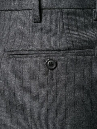 Cobra Sc Pinstripe Classic Trousers In Grey
