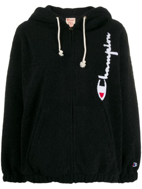 champion black zip up