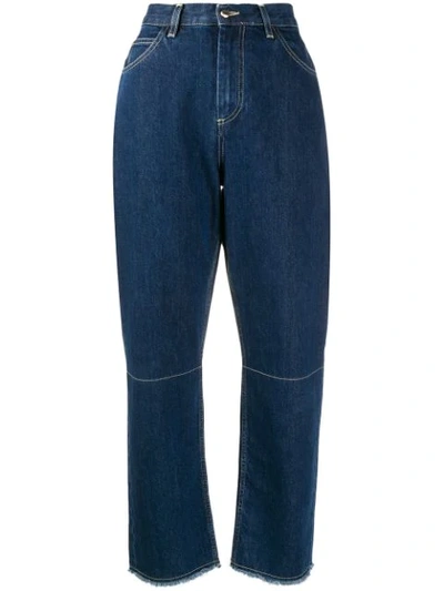 L'autre Chose Loose Straight-leg Jeans In Blue