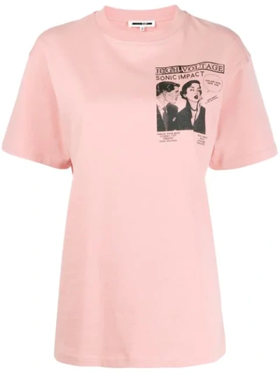 Mcq By Alexander Mcqueen Sonic Impact T-shirt In Pink