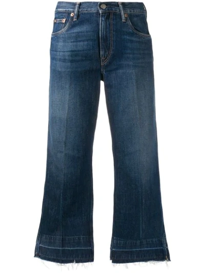 Polo Ralph Lauren Wide Leg Jeans In Blue