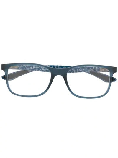 Ray Ban Angular Sunglasses In Blue