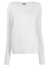 Ann Demeulemeester Long-line Jumper In Neutrals