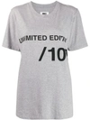 Mm6 Maison Margiela Unlimited Edition T-shirt In Grey
