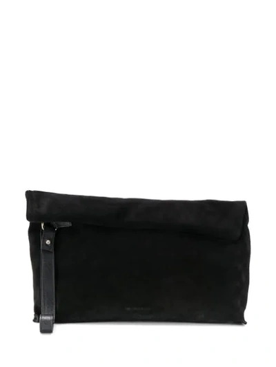 Ann Demeulemeester Rolled Tote Bag In Black