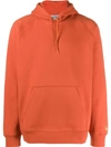 Carhartt Embroidered Logo Hoodie In Orange