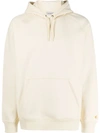 Carhartt Embroidered Logo Hoodie In Neutrals